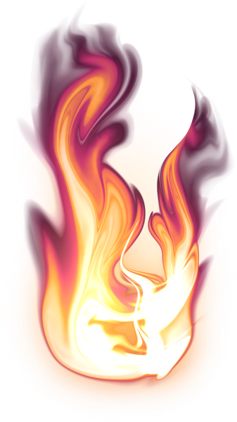 Realistic Flame Illustration